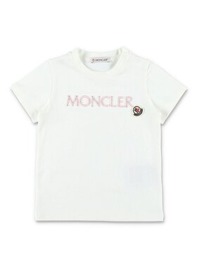 MONCLER 女童T恤 8C0000689AUM034 SS2025 白色 T-SHIRT
