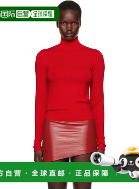 1h可退 香港直邮潮奢 Givenchy 纪梵希 女士 红色 Draped Open Ba