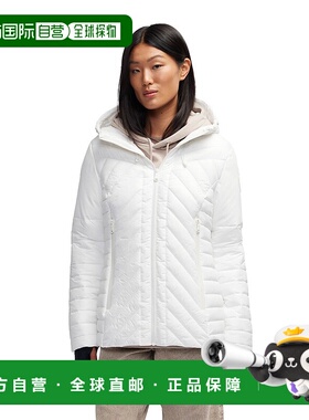 自营 Pajar女式Esmay轻质混合介质绗缝可包装泡芙-白色蛋白石 美