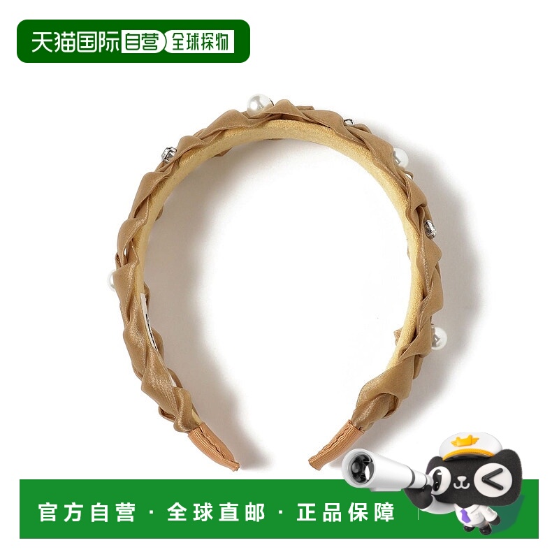1h可退 日本直邮Casselini 女士装饰珍珠发箍 93680290962