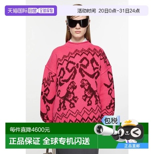 歐洲直郵Acne 高級感 流行穿搭 Studios女士毛衣圓領(lǐng)羊毛寬松女裝