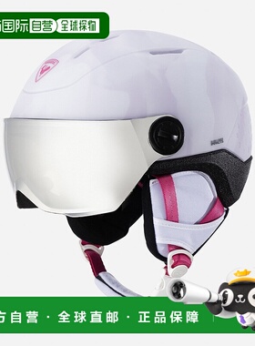 自营欧洲直邮ROSSIGNOL Whoopee Visor Impacts儿童带镜滑雪头盔