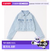 日本直邮NICE 饰丹宁外套 CLAUP 1h可退 女装 亮片装 宽松短款 016