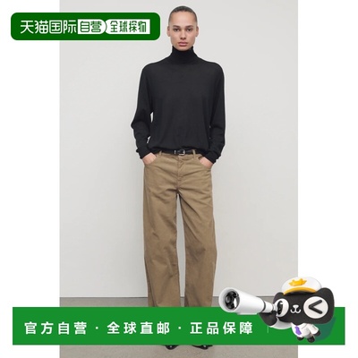 1h可退 香港直邮The Row 女士 Eglitta 长裤 6634W3724 brown棕色