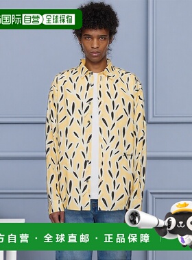 香港直邮潮奢 Jacquemus 男士 黄色 & 黑色 The Simon 衬衫 25E25