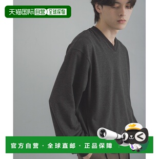 1h可退 日本直邮SENSE OF PLACE 男装 V领宽松起毛感针织套头衫