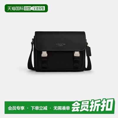 coach/蔻驰 Racer Messenger 28牛皮革 单肩斜挎包男款CU110