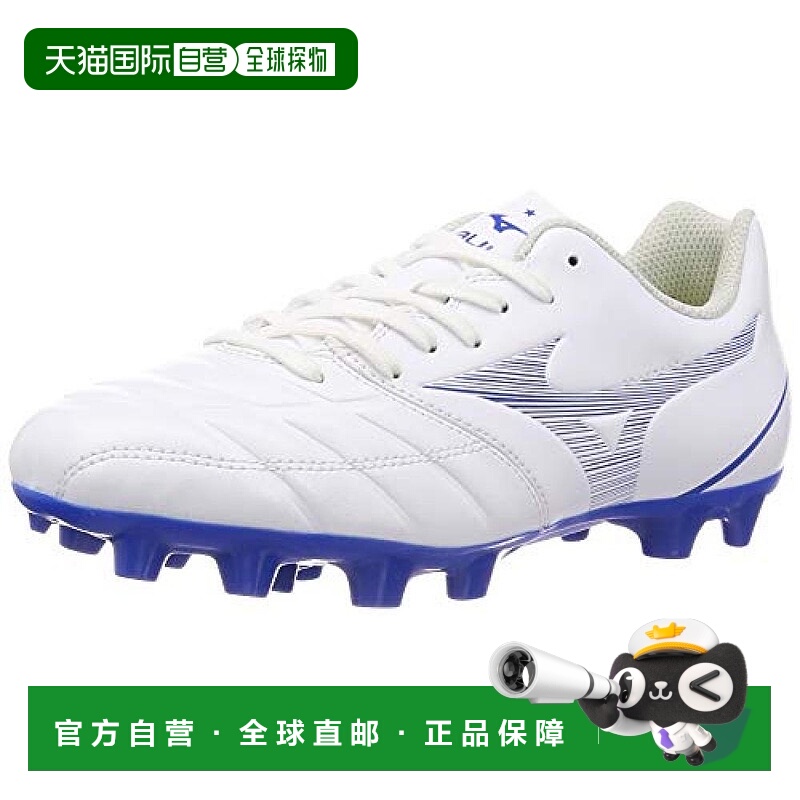 【日本直邮】Mizuno美津浓CupSelectJr足球运动鞋白色x蓝色19cm3E