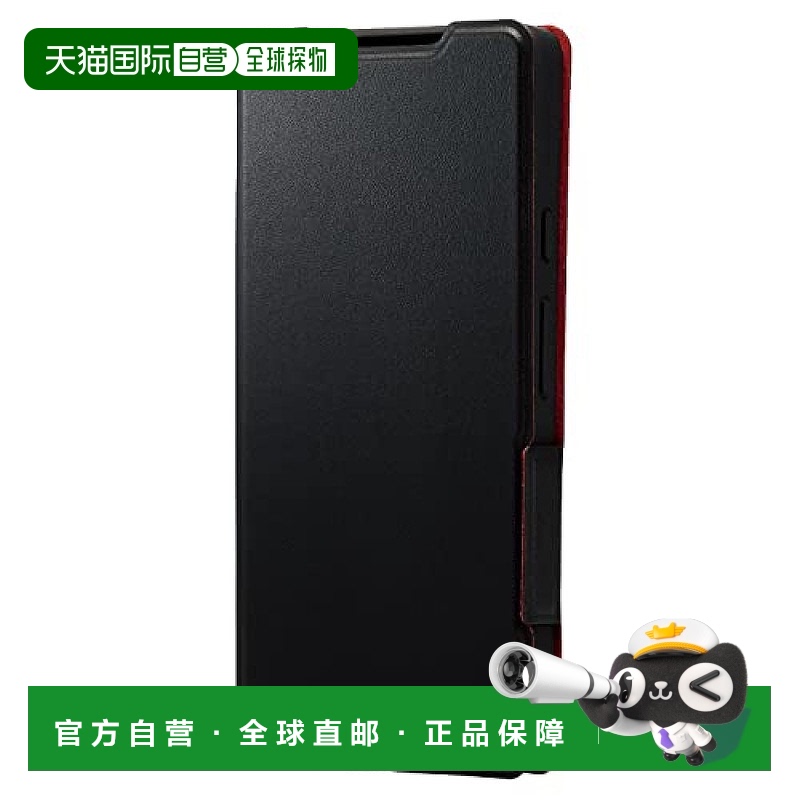 【日本直邮】宜丽客 Google Pixel 6a翻盖式手机壳 薄型轻 黑色