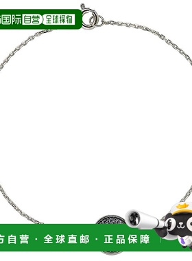 自营 Suzy Levian 纯银蓝宝石和钻石口音圆形手链 - 蓝色 美国奥