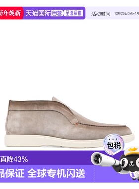 1h可退 香港直邮Santoni 圆头靴子 MGDT17823TICB