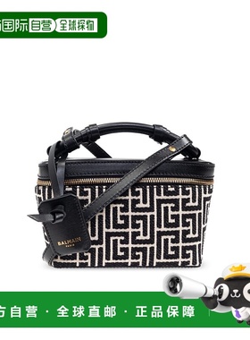 香港直邮BALMAIN 女士手提包 FN1BG022TJGHGFE AW2025 黑色 Handb