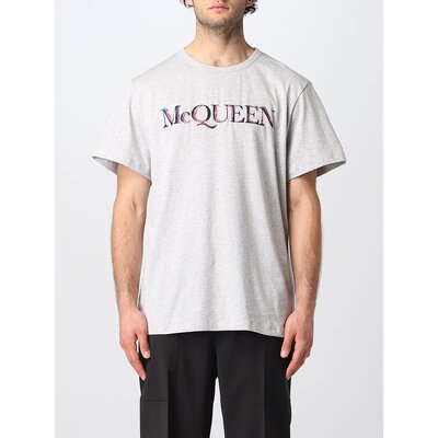 alexandermcqueen亚历山大麦昆男士圆领短袖T恤