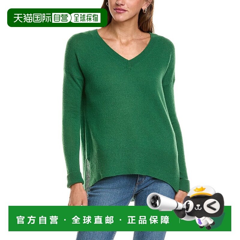 自营philosophy Oversized V-Neck Sweater - green 美国奥莱直发