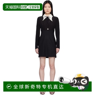 黑色 范思哲 女士 Collar Contrast 香港直邮潮奢 1h可退 Versace
