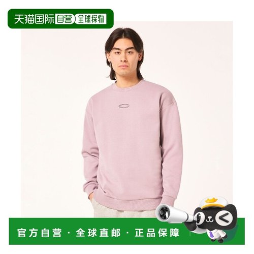 日本直邮OAKLEY男装 吸汗速干 圆领卫衣 宽松休闲运动风 FOA40648