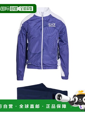 1h可退 香港直邮潮奢 Ea7 男士 Outfit 运动运动装 purple紫色 舒