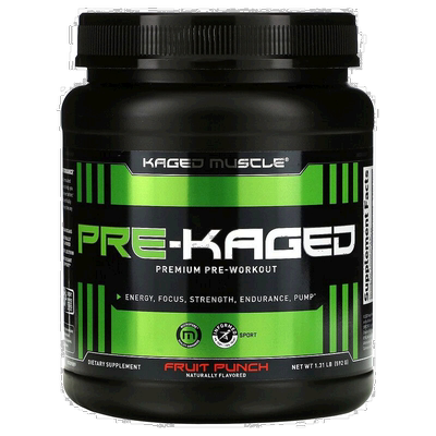 香港直发Kaged Muscle训练前补充剂健身运动混合水果味640g