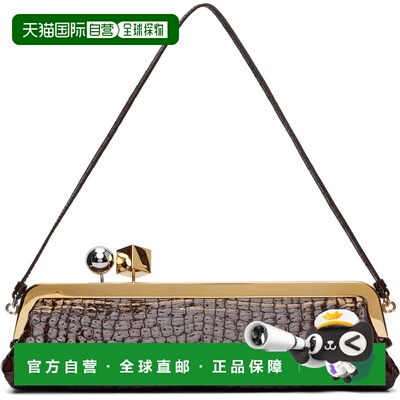 1h可退 香港直邮Jacquemus 女士 棕色 The Salon clutch 单肩包 2