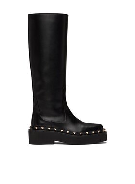 Valentino Rockstud M-Way 铆钉长筒靴 3W2S0HD8RPX
