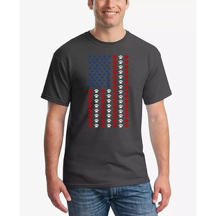 男士 Art 爪子国旗字母艺术T恤 舒适休闲 美国直邮LA 百搭时尚 Pop