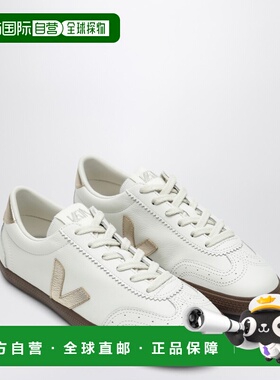 香港直邮潮奢 Veja 女士 Volley 皮质运动鞋(white/platinum) VO2