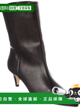 自营By FAR Lysander Leather Bootie - Black 女靴美国直发奥莱