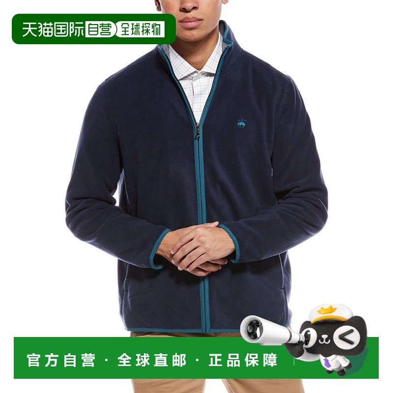 自营Brooks Brothers Fleece Jacket - blue 美国奥莱直发外套,男装,夹克,淘宝优惠券,粉丝福利购,淘宝优惠卷