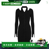 香港直邮Simkhai 女士 Alejandra 1h可退 罗纹针织迷你连衣裙 001