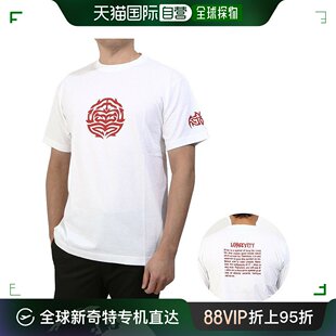 T恤 香港直邮VETEMENTS 白色印花棉质短袖 WHITE 男士 SS20TR414