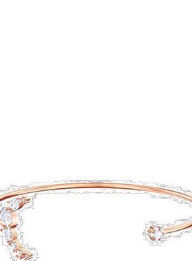 自营｜Swarovski施华洛世奇手镯阔手白色镀玫瑰金 5486353合金