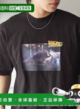 1h可退 日本直邮SENSE OF PLACE 男装 BTTF联名圆领印花T恤 宽松