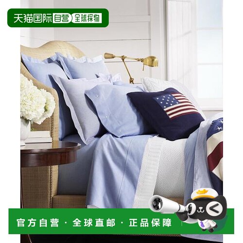 日本直邮Ralph Lauren 有机棉牛津双面床罩 国王尺寸 [88142620]