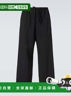 香港直邮The Row 男士 Donatello 羊毛中腰阔腿裤休闲裤新款