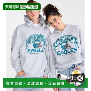 自营 Aeropostale Philadelphia Eagles 2024赛季套头衫连帽衫-浅