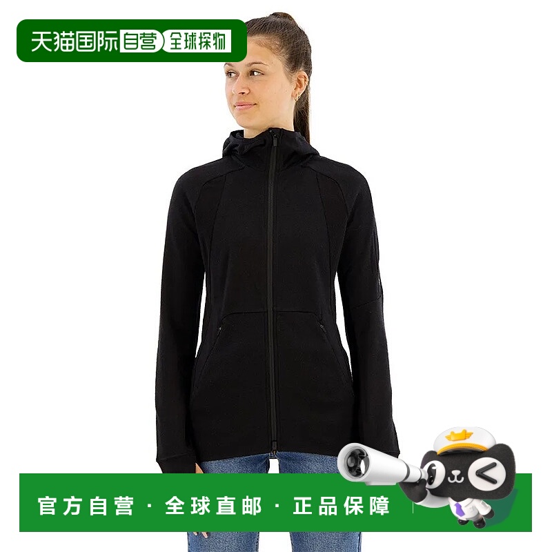 香港直邮ICEBREAKER Zone 针织拉链连帽衫 女士长袖卫衣