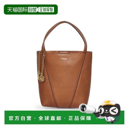 1h可退 香港直邮CHLOÉ 女士斜挎包 CH25SS812N8426M CO 棕色 