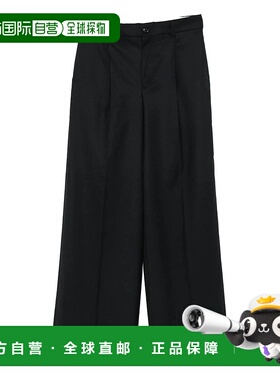 香港直邮KENZO 女士休闲裤 FF62PA1099ID79 AW2025 蓝色阔腿裤