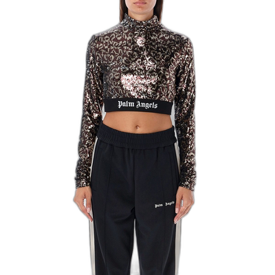 香港直邮PALM ANGELS 女士T恤 PWAB038F23FAB0016010半高领