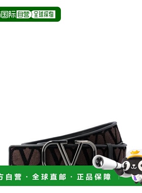 1h可退 香港直邮valentino 华伦天奴 男士 徽标腰带 2Y0T0SB3BQB