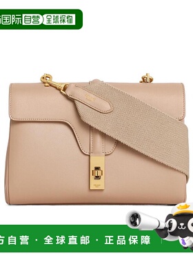 香港直邮Celine 徽标皮质单肩包 196853CR4.斜挎包手提包小方包