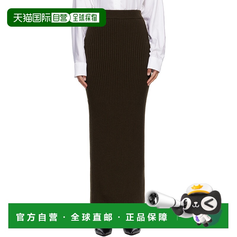 香港直邮潮奢 MaxMara 麦斯玛拉 女士 绿色 Boris 半身裙 2521306