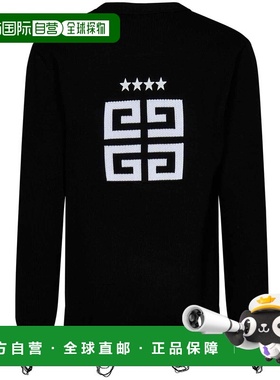 香港直邮GIVENCHY 男士针织毛衣 BM90NU4ZH6004 CO 黑色 Intarsia