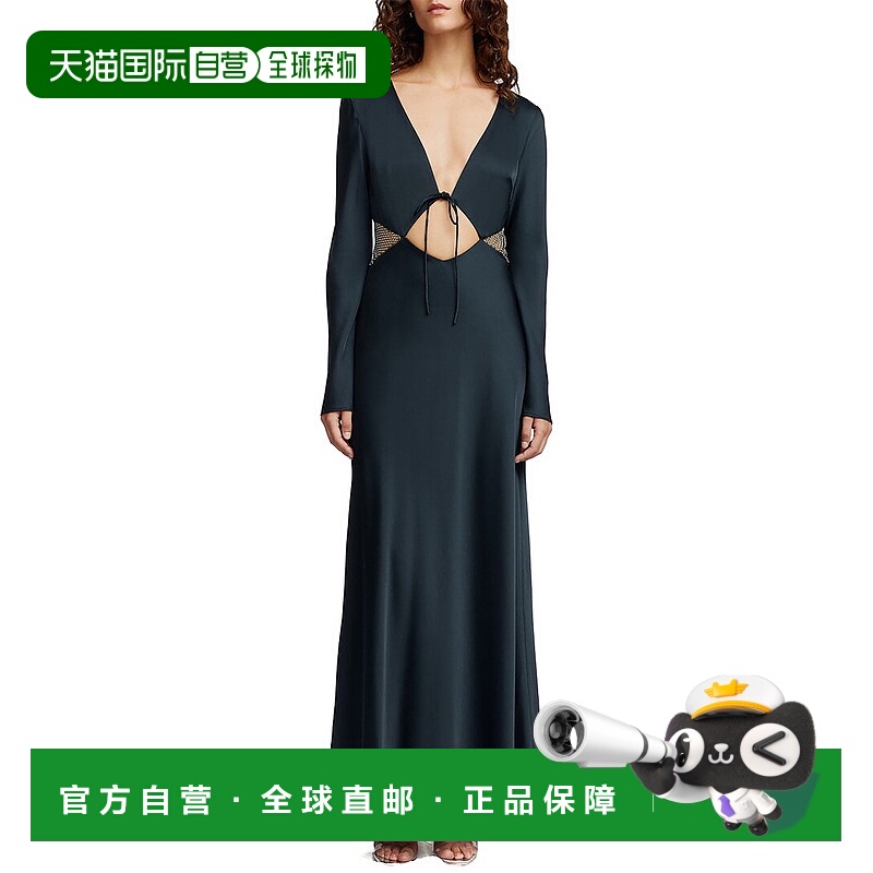 自营Significant Other Elodie Dress - black 美国奥莱直发长裙