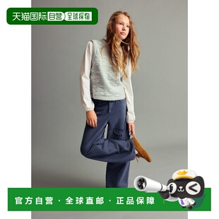 欧洲直邮Mango芒果 儿童沙色绒面革船鞋