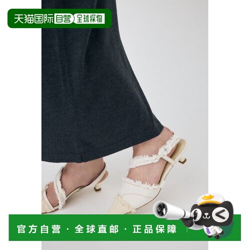 日本直邮MOUSSY REMAKE DENIM POINTY HEEL 女鞋 [201700458]