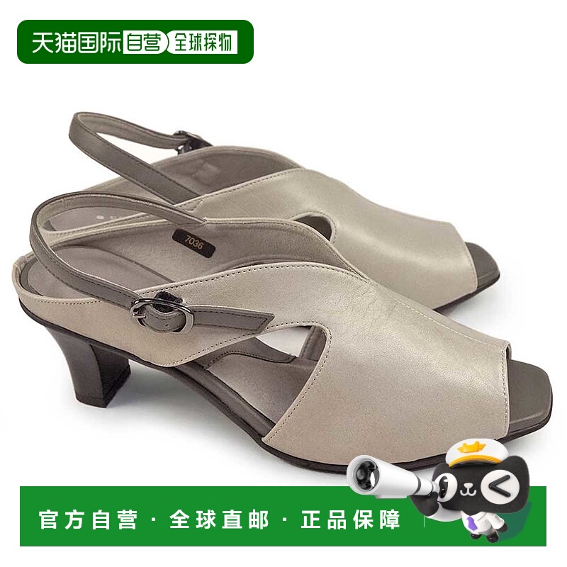 日本直邮Dona Miss 女士凉鞋 7036真皮加长腿后绑带降噪防滑