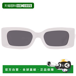 自营Versace Dark Grey Rectangular Ladies Sunglasses VE4474U
