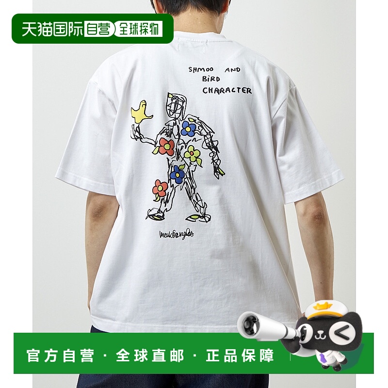 1h可退 日本直邮MEN'S MELROSE 男士Mark Gonzales艺术印花T恤 A0