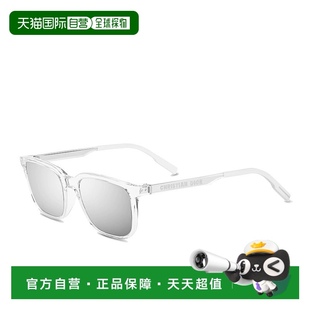 歐洲直郵Dior迪奧男女同款 防曬氣質 太陽鏡墨鏡白色銀色鏡片春夏款